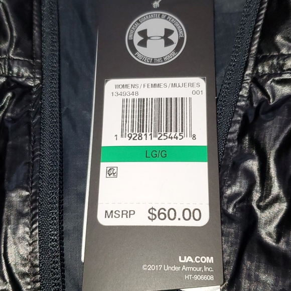 NWT: UNDER ARMOUR WOMENS LIGHTWEIGHT X-STORMJACKET - Picture 7 of 8